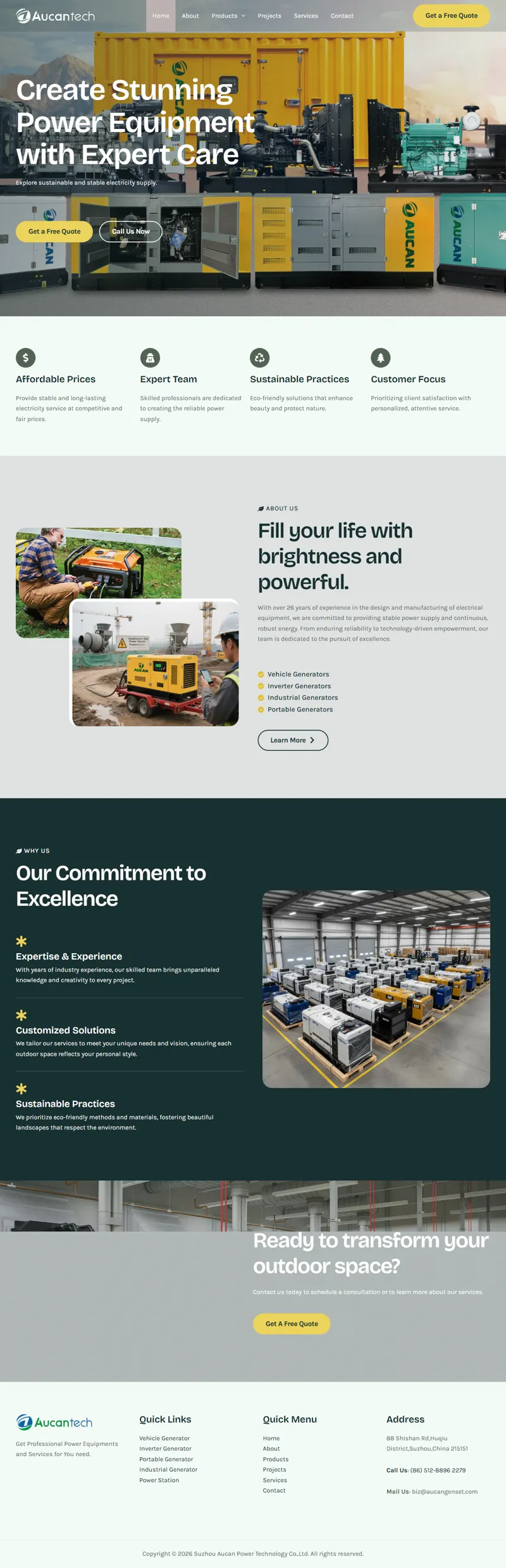Vehicle Generators,Inverter Generators,Diesel Generators Over 26 Years!! – Commercial and Homeuse Generators,Power Station on Sale! 网页长截图